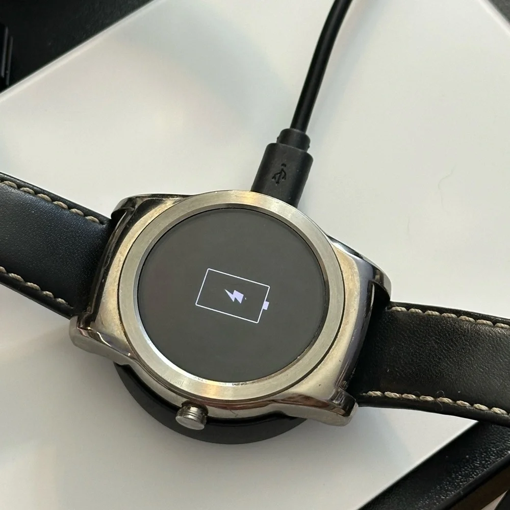 LG Silver/Black Smartwatch